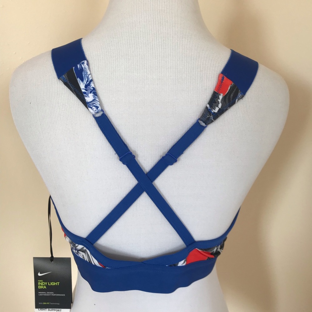 NWT Nike Light Support Floral Sports Bra - Picture 8 of 8